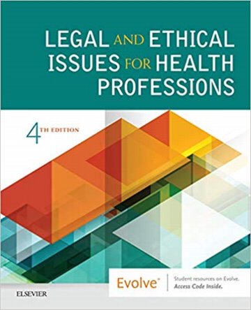 Legal and Ethical Issues for Health Professions Cover Image