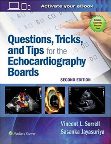 Questions, Tricks, and Tips for the Echocardiography Boards. Text with Access Code Cover Image