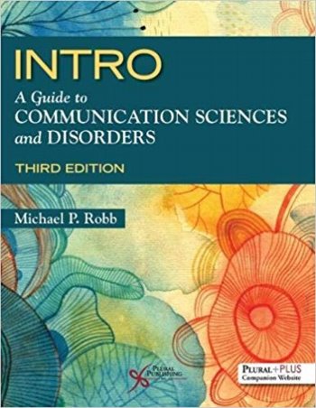 INTRO: A Guide to Comunication Sciences and Disorders Cover Image