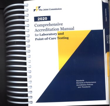 Comprehensive Accreditation Manual for Laboratory and Point-of-Care Testing: CAMLAB 2020 Cover Image