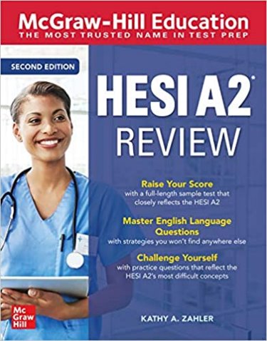 McGraw-Hill Education HESI A2 Review Cover Image