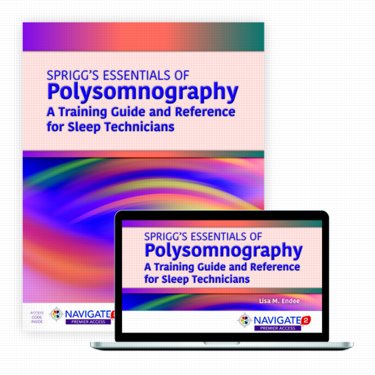 Spriggs Essentials of Polysomnograpy: A Training Guide and Reference for Sleep Technicians. Text with Access Code Cover Image
