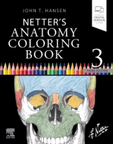 Netters Anatomy Coloring Book Cover Image