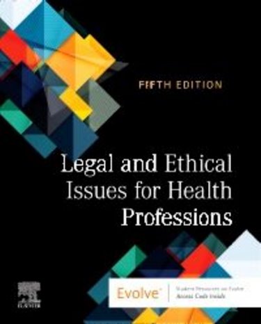 Legal and Ethical Issues for Health Professions Cover Image