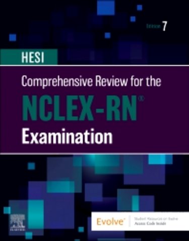 HESI Comprehensive Review for the NCLEX-RN Examination. Text with Access Code Cover Image
