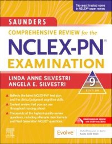 Saunders Comprehensive Review for NCLEX-PN Examination. Text with Access Code Cover Image