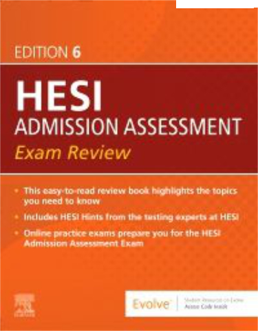 HESI Admission Assessment Exam Review Cover Image