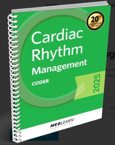 Cardiac Rhythm Management Coder 2025 Cover Image