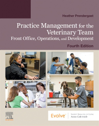 Practice Management for the Veterinary Team. Text with Access Code Cover Image