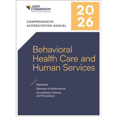Comprehensive Accreditation Manual for Behavioral Health Care and Human Services: CAMBHC 2026. Includes 3-Ring Binder Cover Image