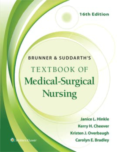 Brunner and Suddarths Textbook of Medical-Surgical Nursing. Single Volume Cover Image
