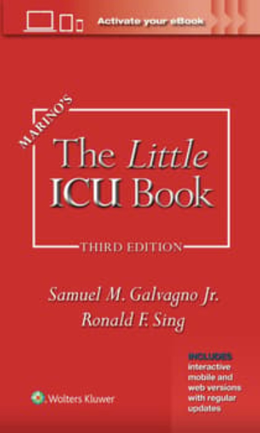 Marinos The Little ICU Book Cover Image