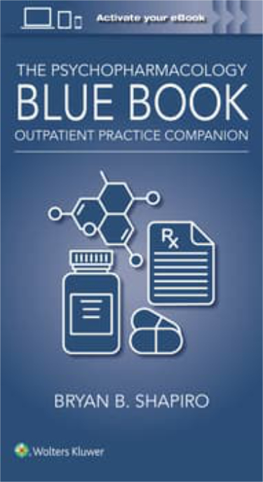 Psychopharmacology Blue Book: Outpatient Practice Companion Cover Image