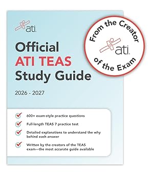 ATI TEAS Study Guide 2026-2027: For the Test of Essential Academic Skills. The Official TEAS Preparation Material to Prepare you for Health Care Education Success Cover Image