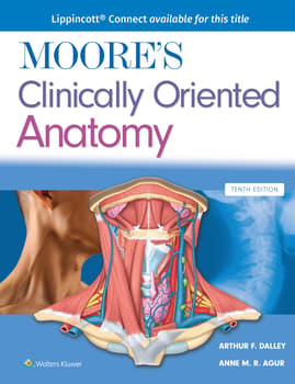 Moores Clinically Oriented Anatomy. Text with Lippincott Connect Cover Image