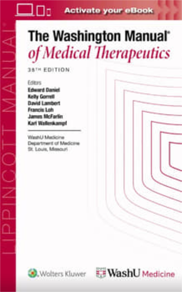 Washington Manual of Medical Therapeutics Cover Image