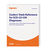 Coders Desk Reference for ICD-10-CM Diagnoses 2026. Clinical Descriptions with Answers to your Toughest ICD-10-CM Coding Questions (Compact, 6x9) Cover Image