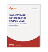 Coders Desk Reference for HCPCS Level II 2026: Answers to Your Toughest HCPCS Coding Questions Cover Image