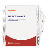 Expert 2026: HCPCS Level II. HCPCS Level II Codes with Medicare Coverage Essentials Cover Image