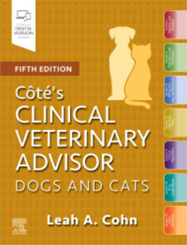 Clinical Veterinary Advisor: Dogs and Cats. 6 Books in 1. Text with eBook Cover Image