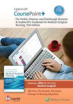Lippincott CoursePoint Enhanced for Brunner & Suddarths Textbook of Medical-Surgical Nursing Cover Image