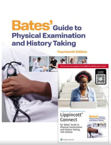 Bates Guide to Physical Examination and History Taking 13th ed with Videos Lippincott Connect Print Book and Digital Access Card Package Cover Image