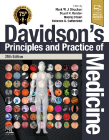 Davidsons Principles and Practice of Medicine. Text with eBook Cover Image