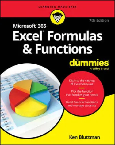 Microsoft 365 Excel Formulas and Functions for Dummies Cover Image
