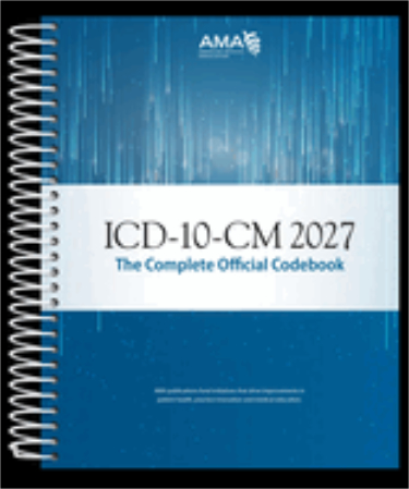 ICD-10-CM 2027: The Complete Official Codebook with Guidelines Cover Image