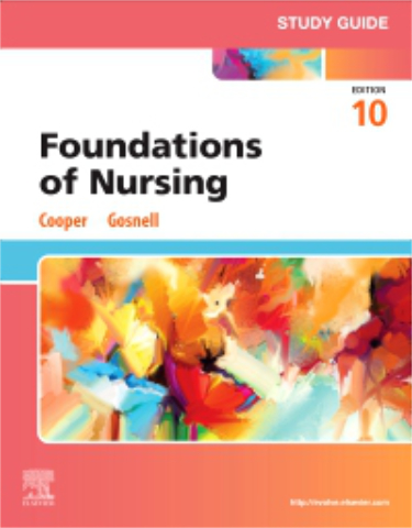 Study Guide of Cooper & Gosnell Foundations of Nursing Cover Image