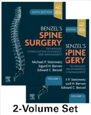 Benzels Spine Surgery: Techniques, Complication Avoidance, and Management. 2 Volume Set. Text with Digital Version Cover Image