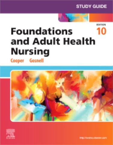 Study Guide for Cooper & Gosnell Foundations and Adult Health Nursing Cover Image