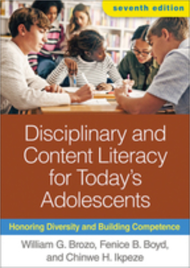 Disciplinary and Content Literacy for Todays Adolescents: Honoring Diversity and Building Competence Cover Image