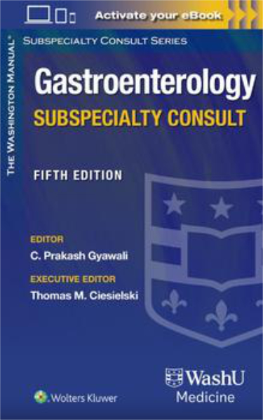 Washington Manual Gastroenterology Subspecialty Consult Cover Image