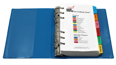Fast Facts for Critical Care 2026. Includes 6-Ring Binder Cover Image