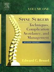 Spine Surgery: Techniques, Complication Avoidance, and Management. 2 Volume Set Cover Image