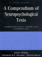 Compendium of Neuropsychological Tests: Administration, Norms, and Commentary Cover Image