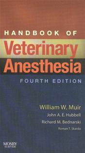 Handbook of Veterinary Anesthesia Cover Image