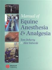 Manual of Equine Anesthesia and Analgesia Cover Image