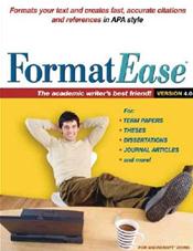 FormatEase, Version 4.0: Paper and Reference Formatting Software Cover Image