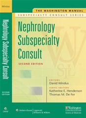 Washington Manual Nephrology Subspecialty Consult Cover Image