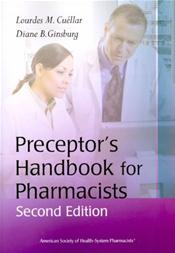 Preceptors Handbook for Pharmacists Cover Image