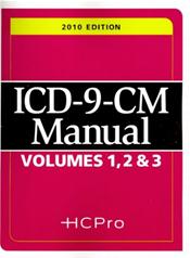 ICD-9-CM 2010 Manual. Volumes 1, 2 and 3 in 1 Book