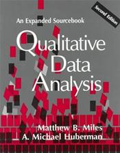 Qualitative Data Analysis: An Expanded Sourcebook Cover Image