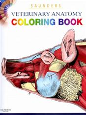 Saunders Veterinary Anatomy Coloring Book Cover Image