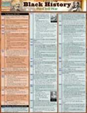 Black History: Pre-Civil War Laminated Reference Chart