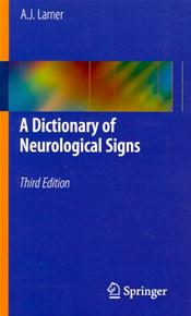 Dictionary of Neurological Signs Cover Image