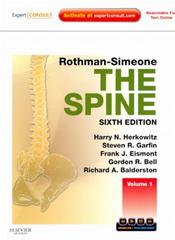 Rothman-Simeone The Spine. 2 Volume Set. Text with Internet Access Code for Expert Consult Edition Cover Image