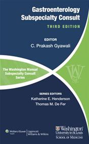 Washington Manual Gastroenterology Subspecialty Consult Cover Image