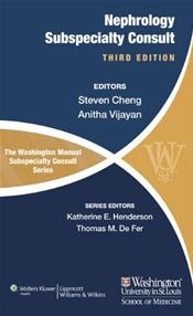 Washington Manual of Nephrology Subspecialty Consult Cover Image